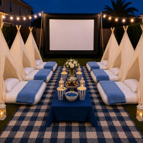 Outdoor Teepee Cinema Experience