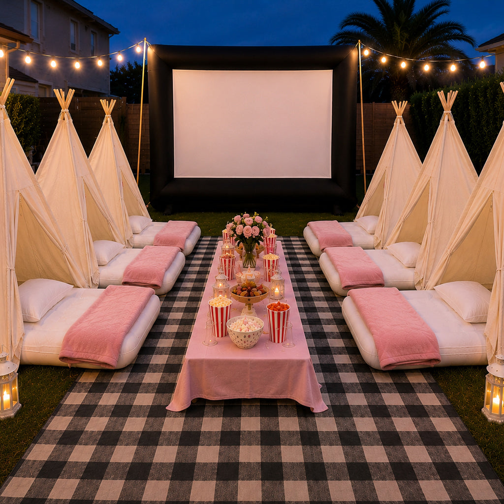 Outdoor Teepee Cinema Experience